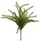 3-Pack 17" Cedar Bush - Lush Green Faux Fronds for Indoor/Outdoor